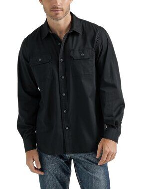 Men's Long Sleeve Classic Woven Shirt - Casual, Stylish, Versatile Top